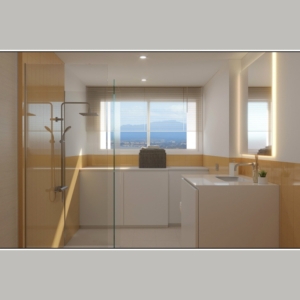 Otra perspectiva del ba&ntilde;o 2 (Reforma de apartamento en Marbella - Torre Real)